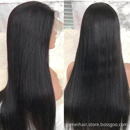 wholesale Transparent Lace Wig Human Hair Lace Front Human Hair Wigs For Black Women 100% Brazilian Virgin Human Hair Lace Wig